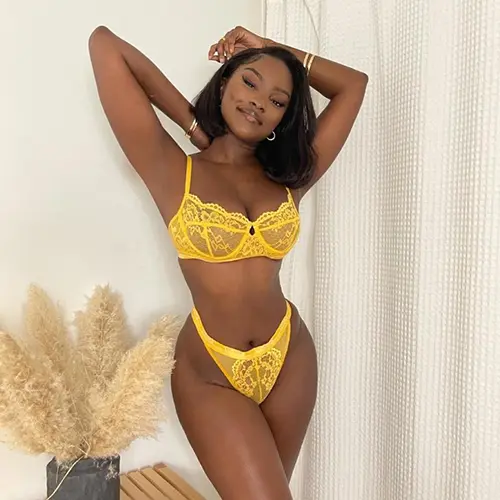 Las Vegas escorts show off skin in a revealing way while wearing bikini.